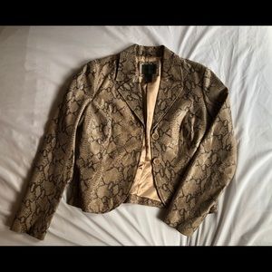 Beautiful Vintage Snakeskin Blazer